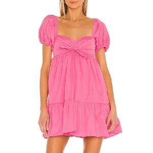 Amanda Uprichard Goldie Dress in Hot Pink (M)